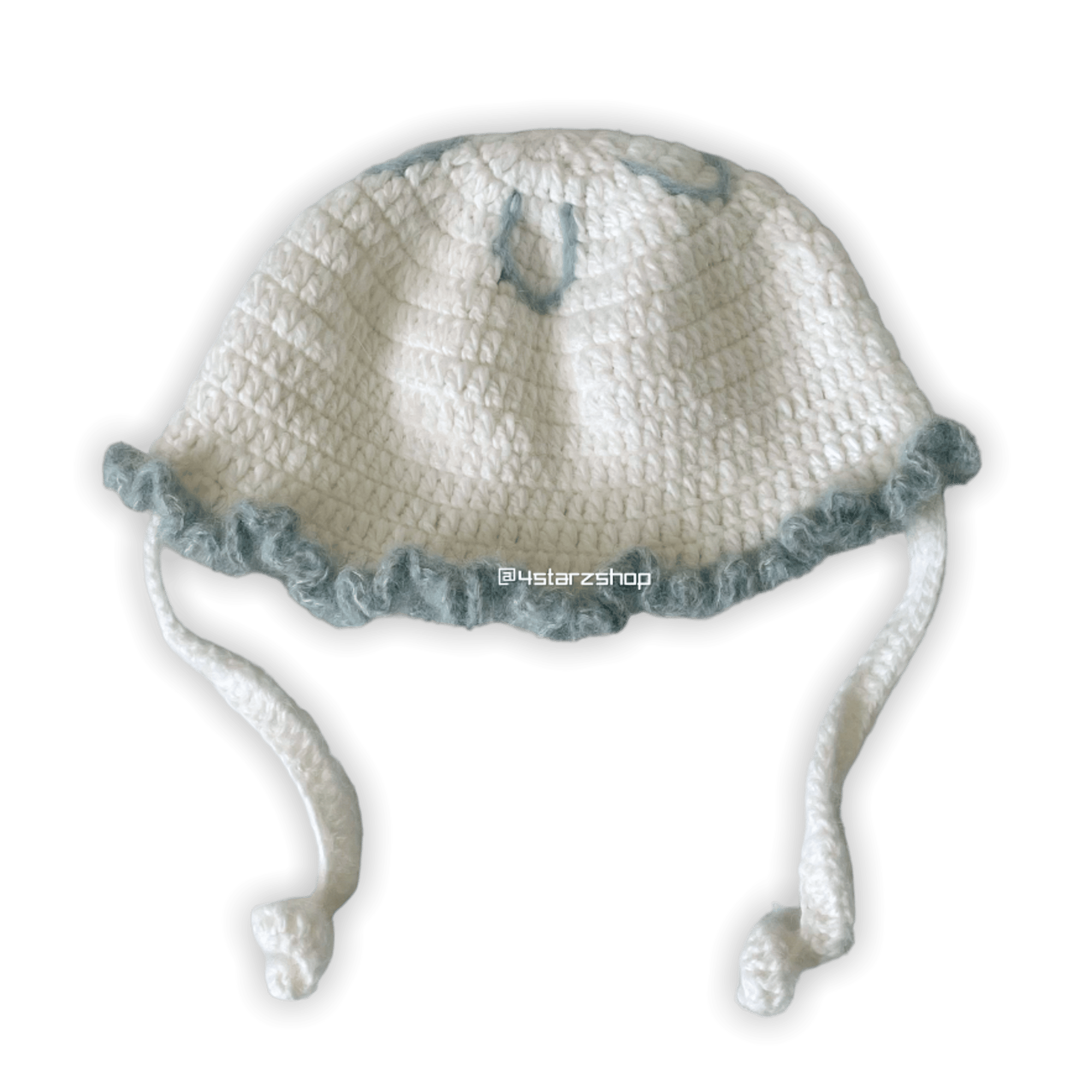 white frilly moon jellyfish hat | 4starzshop